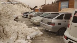 Сход лавины на поляне Азау Кабардино Балкария, 24 03 2018