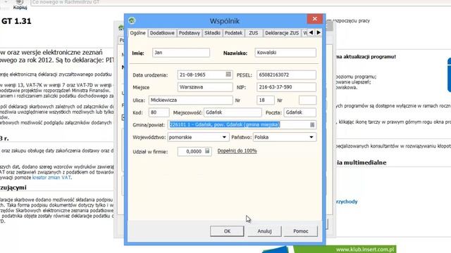 KPIR - Uzupełnie danych firmy wraz z założeniem kartoteki dla urzędu skarbowego i właściciela смотреть онлайн