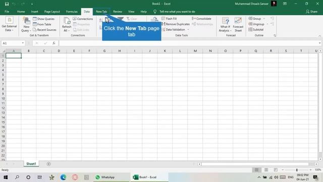 How to Customize ribbon or add Tab in MS Excel смотреть онлайн