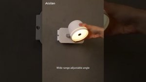 Aisilan светодиодный прикроватный светильник для спальни с регулируемой яркостью настенный гостиной