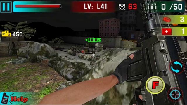 SNIPER SHOOT WAR - MilitaryBase - levels 40-42 смотреть онлайн
