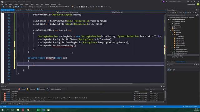 Dynamic Animation (Material Design) - Quick Tutorial (Xamarin Android) смотреть онлайн