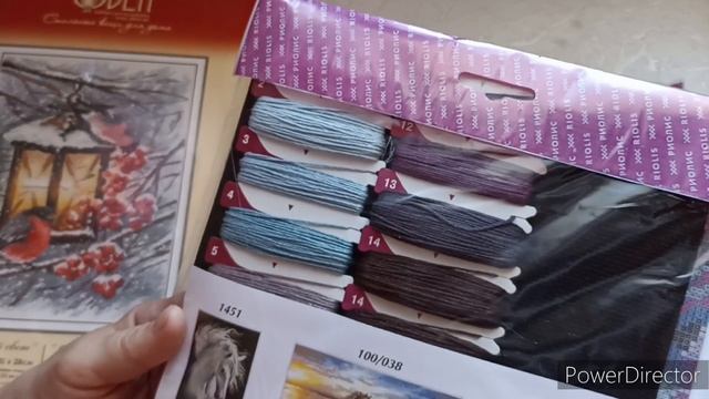 мои первые наборы для вышивки,начинаю вышивать смотреть онлайн