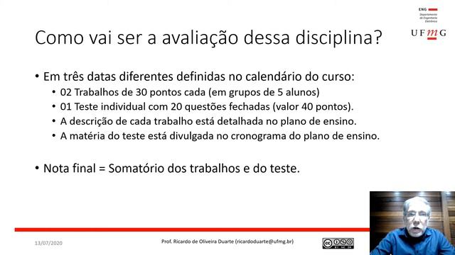 video 00 apresentação da disciplina смотреть онлайн