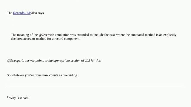Why have nothing to override, but still can put @Override without syntax error? смотреть онлайн