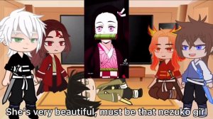 Hashiras of the sengoku era reacts to tanjiro and nezuko |Demon Slayer KNY| spoiler warning