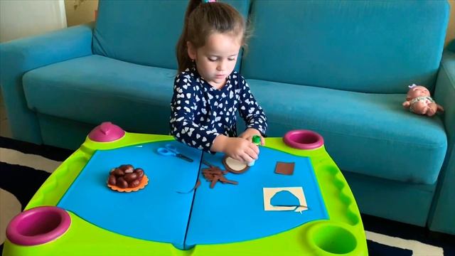 Поделки | Ёжик с каштаном