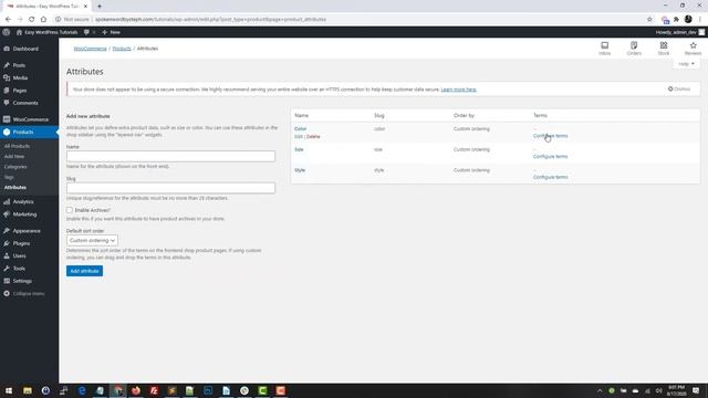 How To Use Custom and Global Product Attributes In WooCommerce - WordPress Online Store смотреть онлайн