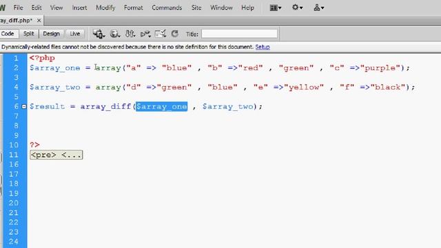 array_diff : array function: php bangla video tutorial смотреть онлайн