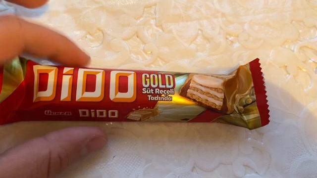 Обзор на Батончик вафельный Ulker «Dido Gold» смотреть онлайн