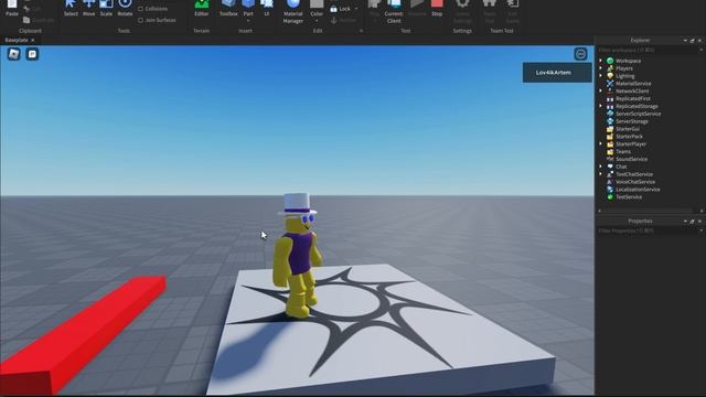 Как сделать быстрый ресет в Roblox Studio! смотреть онлайн