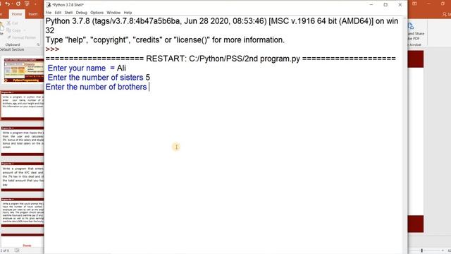 How to declare variables in python || How to calculate the percentage amount in python смотреть онлайн