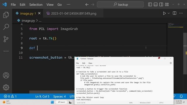 Python 3 Tkinter Script to Build Screenshot Capture Desktop App Using Pillow Module смотреть онлайн