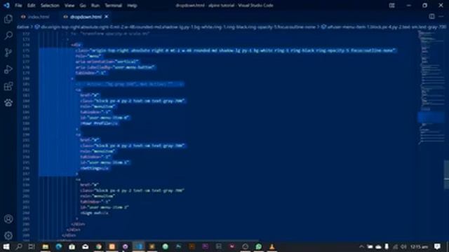 Alpine Js - Ep2 Navigation Dropdown смотреть онлайн