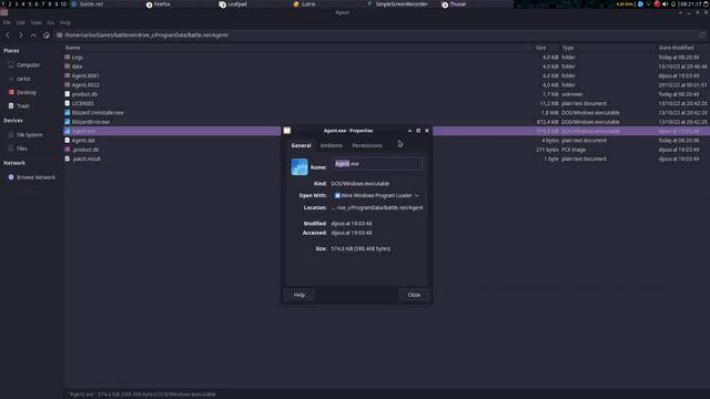 Battle.net-Lutris-Problem-Agent.exe FIX !!! Old Agent In The Description