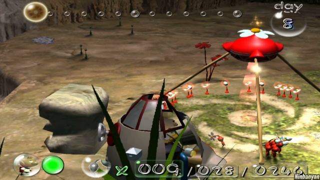 Pikmin - 100% Walkthrough Part 4 No Commentary Gameplay - Omega Stabilizer & Gravity Jumper collect смотреть онлайн