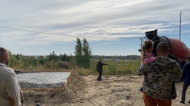 Каркасный дом в стиле Шале. Клиент доволен. Монолитная плита для каркасного дома. смотреть онлайн