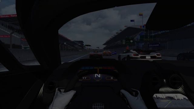 Over 1000Bhp race w/ SSC Tuatara, Koenigsegg, Bugatti, Mclaren at Le Mans / Assetto Corsa смотреть онлайн
