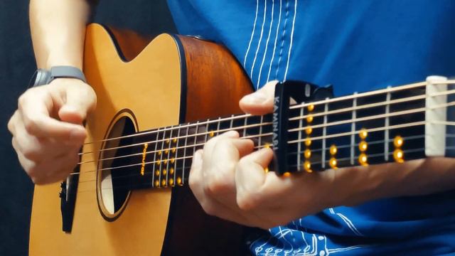 K-On! Yui's Solo. Acoustic Fingerstyle Guitar Cover смотреть онлайн