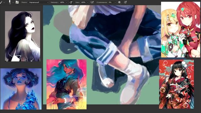 Как подобрать цвета для иллюстрации, картины, арта ? смотреть онлайн