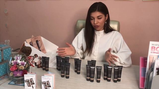Новые тональные основы от Mary Kay! Time Wise 3D l как подобрать? Свотчи, обзор и макияж смотреть онлайн