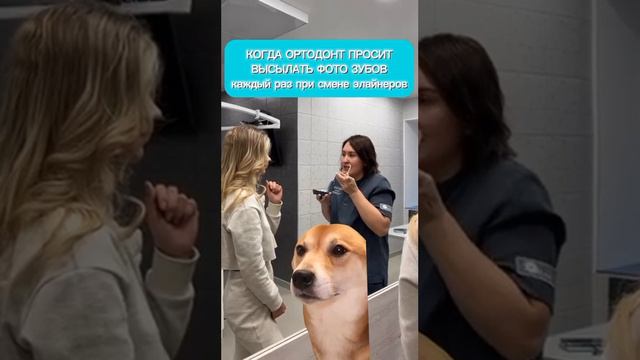 Инструкция гласит- каждый раз высылать лечащему врачу ФОТО ЗУБОВ ПРИ СМЕНЕ ЭЛАЙНЕРОВ 🦷 смотреть онлайн