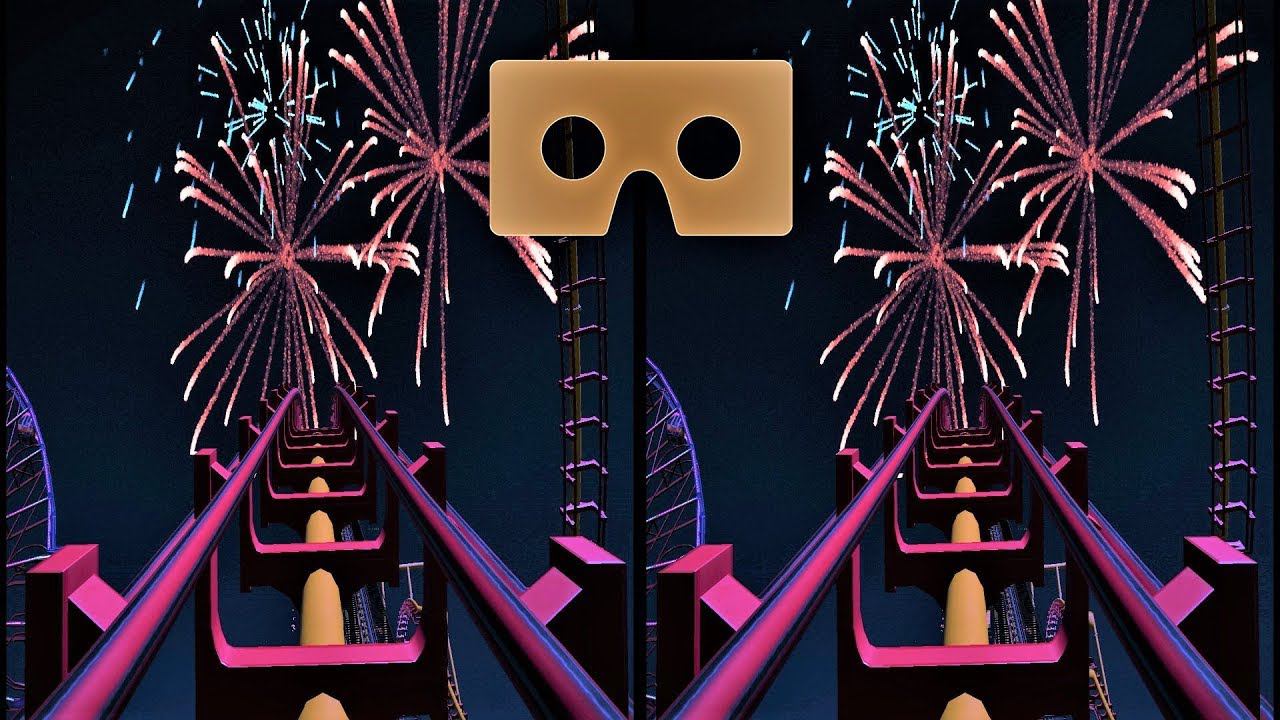 Roller Coaster 10 Американские Горки для VR очков 3D video SBS VR box смотреть онлайн