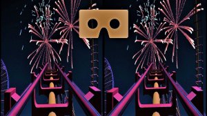 Roller Coaster 10 Американские Горки для VR очков 3D video SBS VR box