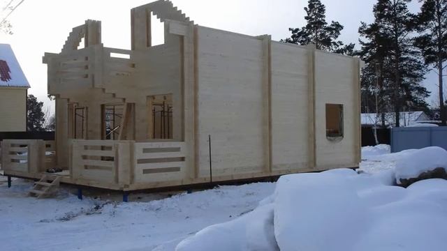 Строительство дома по технологии "Двойной брус" смотреть онлайн