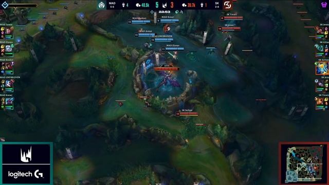MAD vs. SK - Неделя 5 День 2 | LEC Весенний сплит | MAD Lions vs. SK Gaming (2022) смотреть онлайн