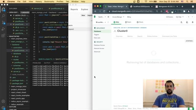 MERN Stack (Part 3) CRUD with Express and MongoDB-MERN Stack (ตอนที่ 3) CRUD กับ Express and MongoD смотреть онлайн