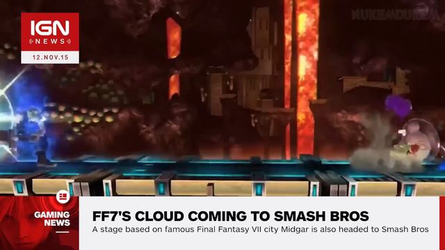 Final Fantasy 7's Cloud Coming to Super Smash Bros Wii U, 3DS - IGN News смотреть онлайн