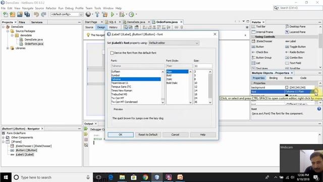 How to use JDateChooser in Java Using NetBeans смотреть онлайн