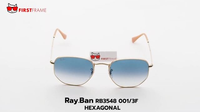 RayBan RB3548 001/3F HEXAGONAL смотреть онлайн