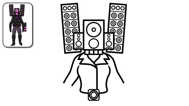 HOW TO DRAW SPEAKERWOMAN TITAN | Skibidi Toilet - Easy Step By Step Drawing