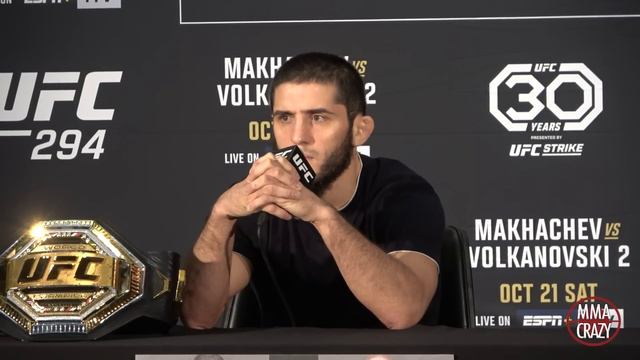 Islam Makhachev accuses Alexander Volkanovski of taking fight just to make money смотреть онлайн