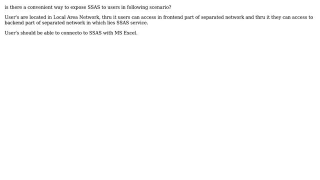 Expose SQL Server Analysis Services to users смотреть онлайн