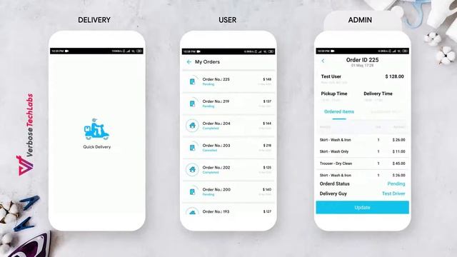Laundry Android App + Laundry iOS App | 3 Apps | IONIC 3 | Quickwash смотреть онлайн