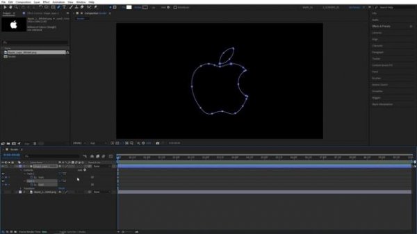 3D Rotating Logo Animation Tutorial in After Effects | No Plugins | Extrude Logo PNG