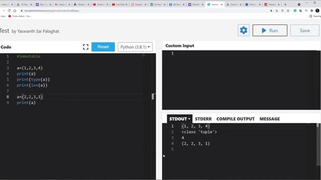 Tuples in Python | Python Tutorial Telugu смотреть онлайн