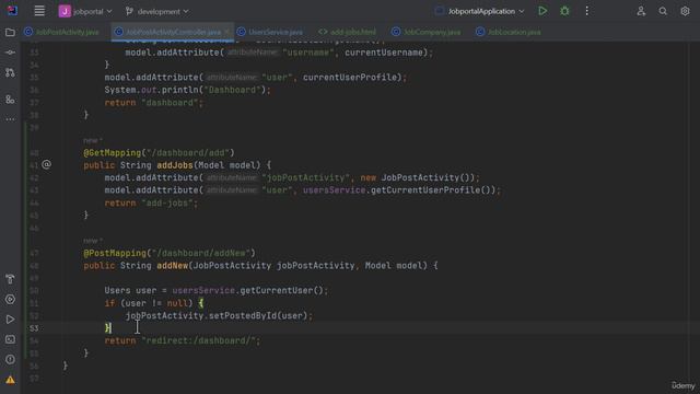 3. Integrate HTML form for posting a new job (6. Recruiter - Post New Job) смотреть онлайн