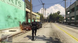 как стать полицейским в гта 5 без модов