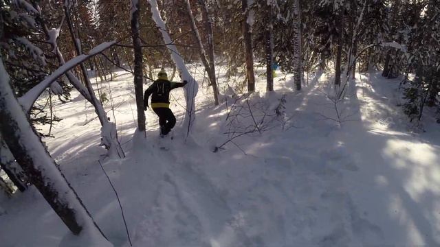 Свободный спуск Сектор Е Шерегеш GoPro декабрь 2015 смотреть онлайн