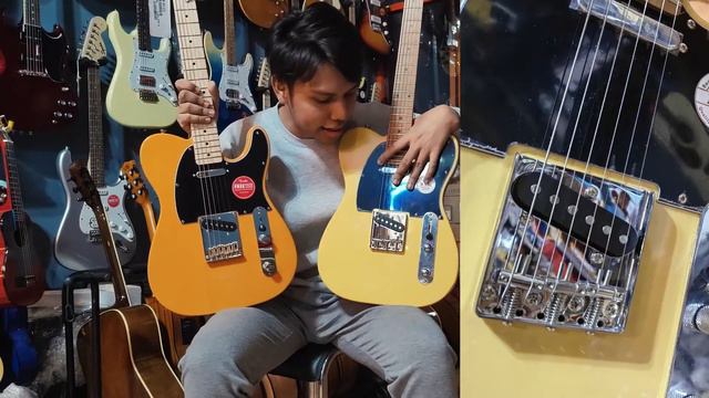 Tele Battle Squier Affinity vs Bacchus Roasted Maple BTE1 RSM Telecaster смотреть онлайн