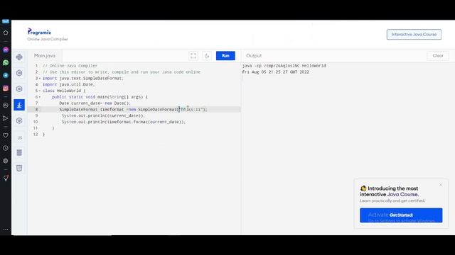 How To Get Current Time in Java