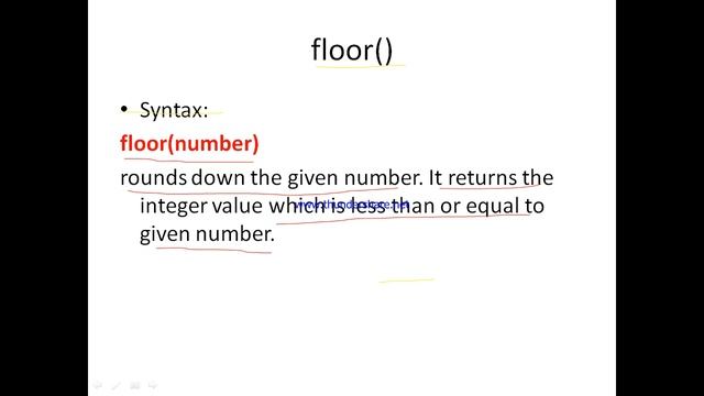 Mathematical Function in C | math.h | ceil | floor | pow| sqrt | abs | programming in C | 22226 смотреть онлайн