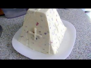 Пасха творожная.  Наш семейный рецепт.