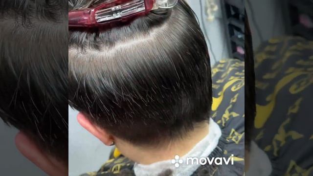 И снова короткая стрижка и выбритый висок смотреть онлайн