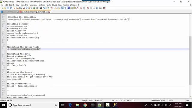 Connect insert and retreive data from SQL Server db on AWS RDS Jupyter notebook смотреть онлайн