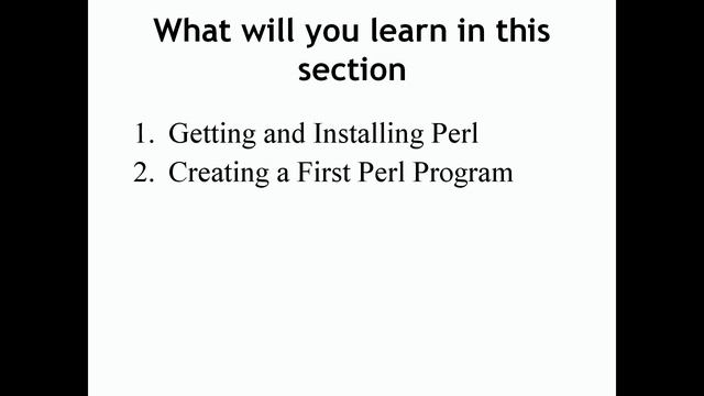 Perl programming language ||Introduction part-1 смотреть онлайн